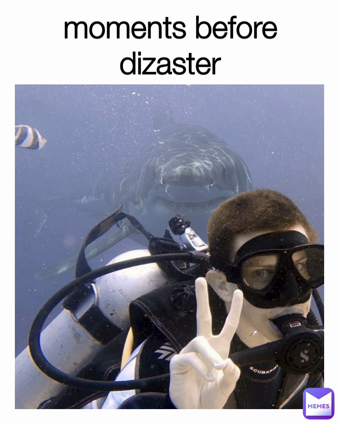 moments before dizaster