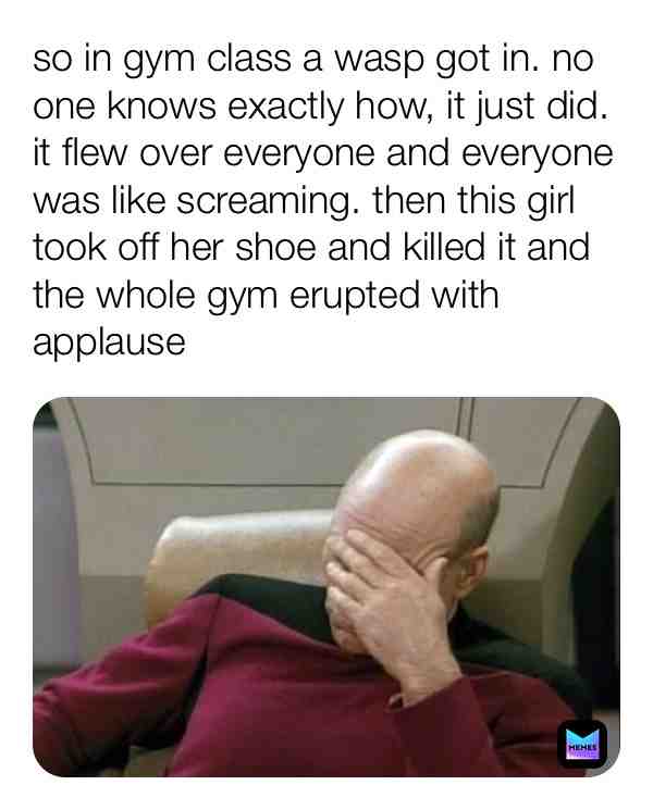 This also happened at school today