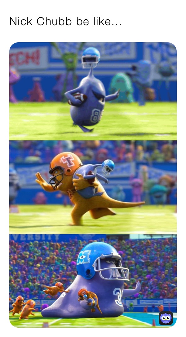 Nick Chubb be like...