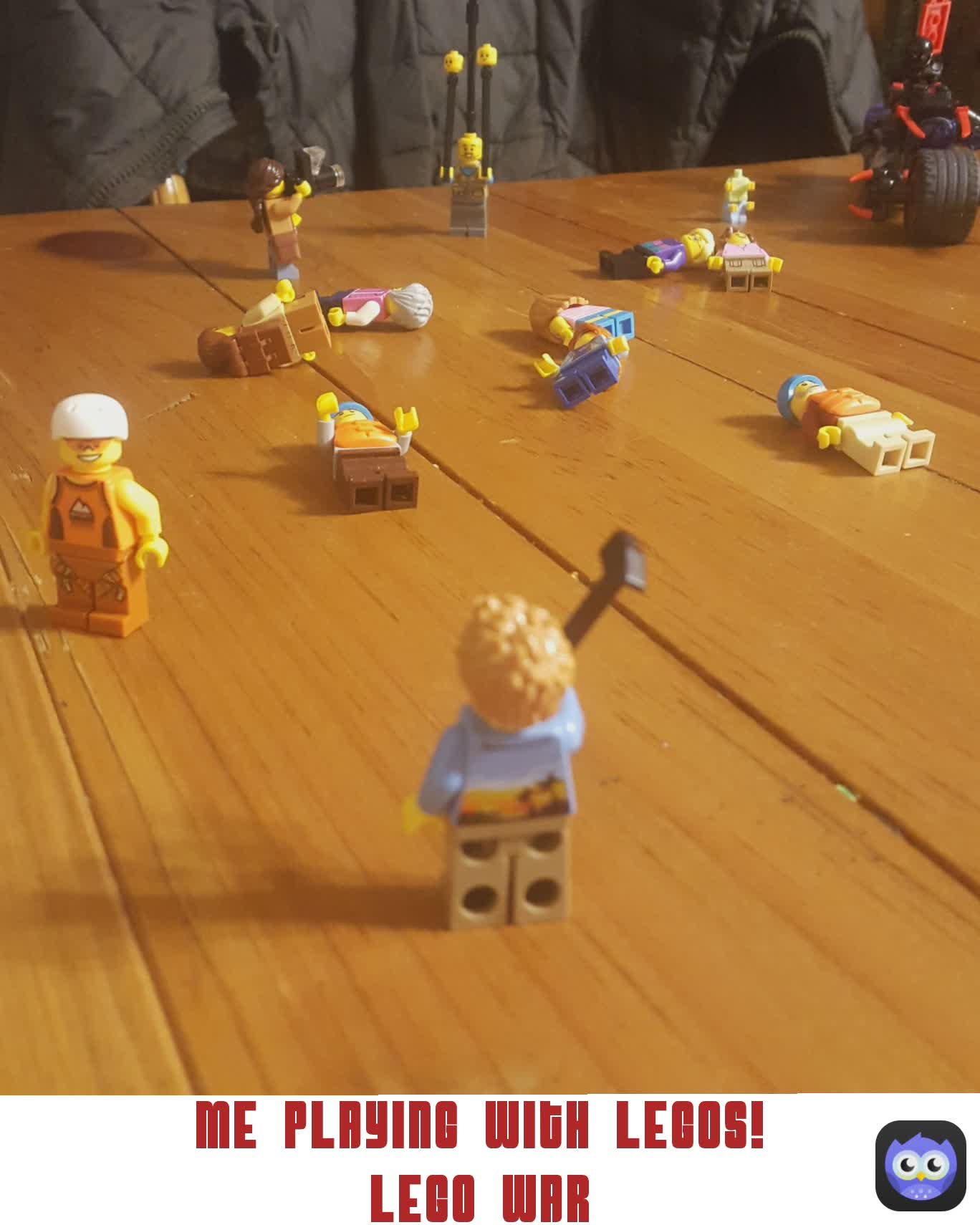 Me Playing With Legos!
Lego War