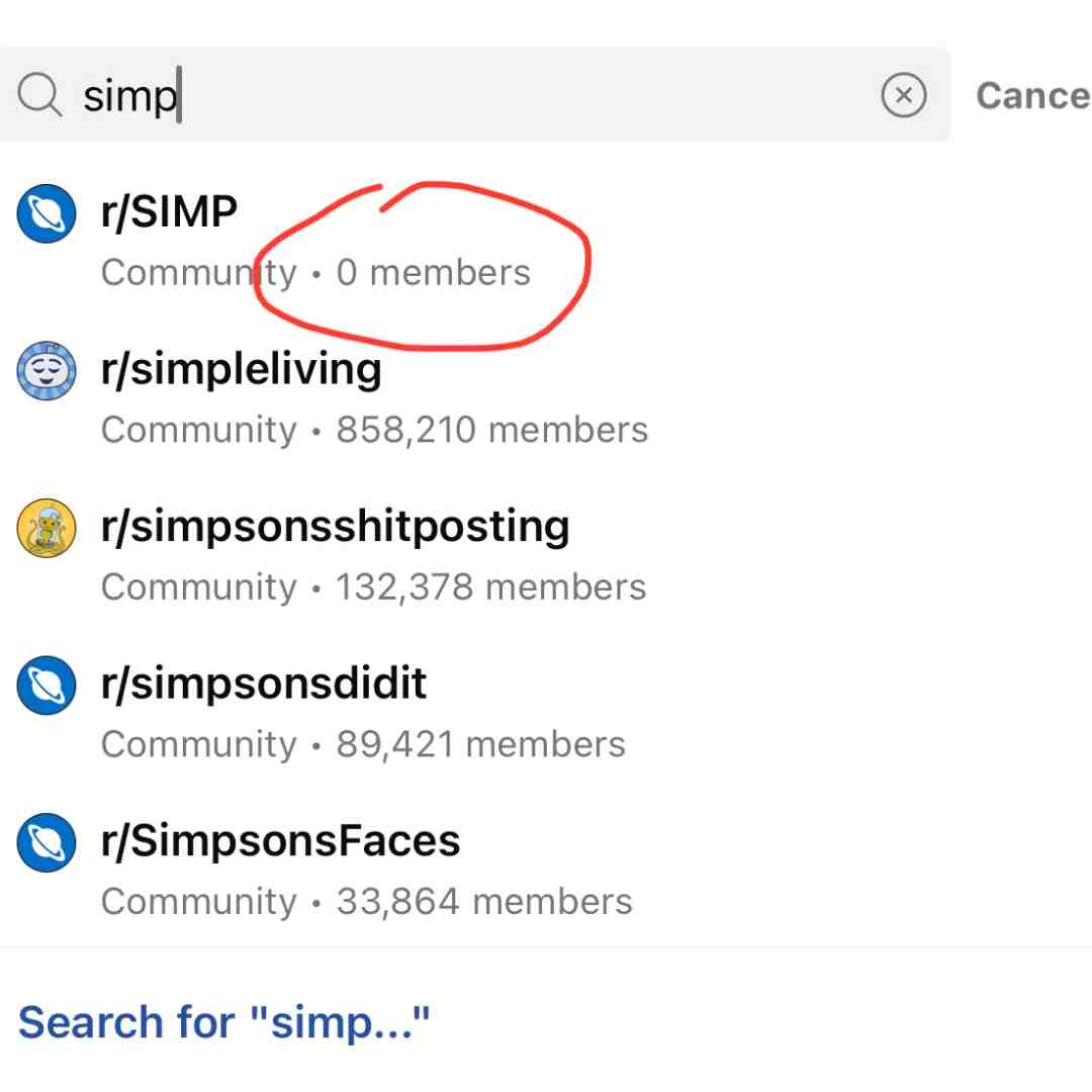 Yeah Redditors ain’t simping. Chad Redditors.
