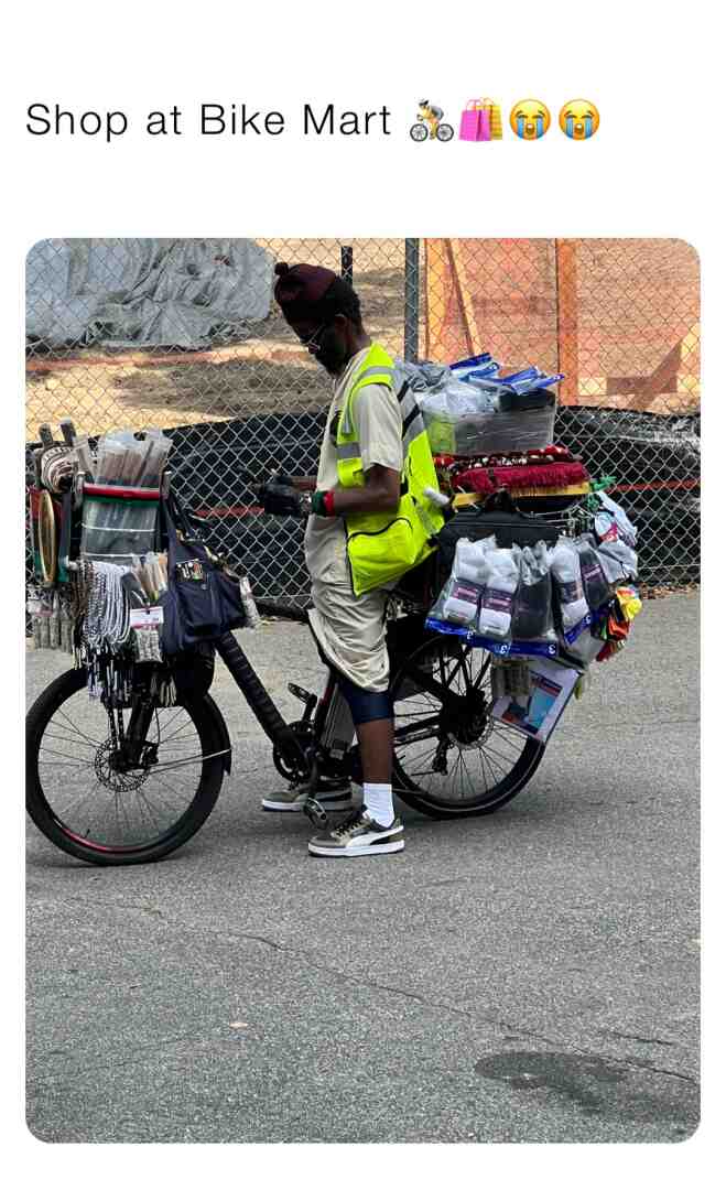 If you need it I got it🚴🛍️ #shopping #newyork #bike #store #business #mobile #brooklyn #delivery #socks #shirts #cigarettes #nocredit #lol