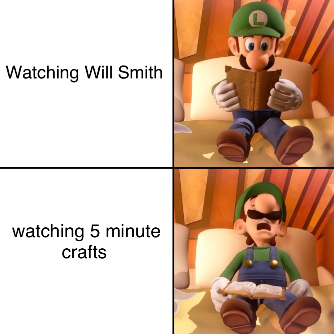 Watching Will Smith watching 5 minute crafts