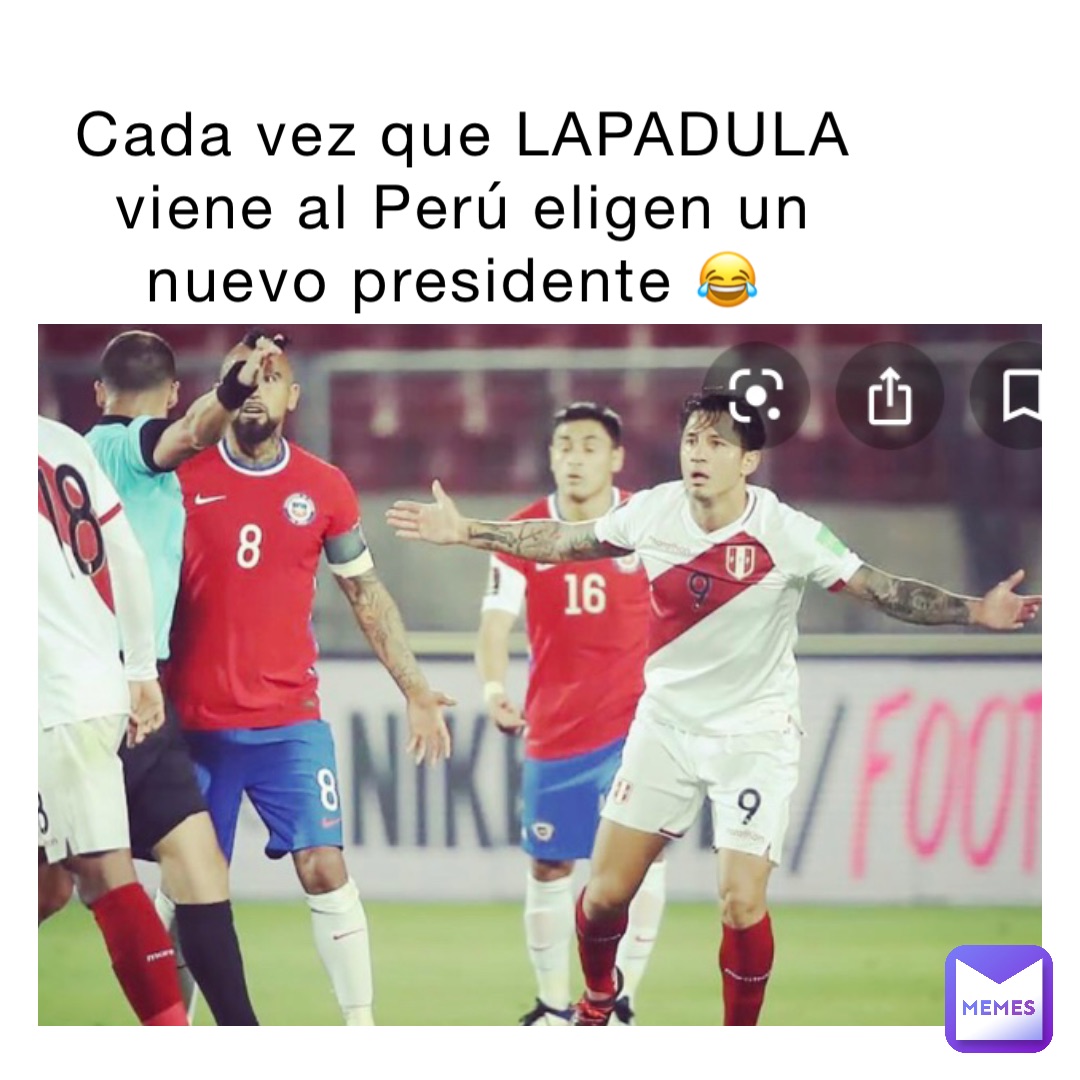 Cada vez que LAPADULA viene al Perú eligen un nuevo presidente 😂