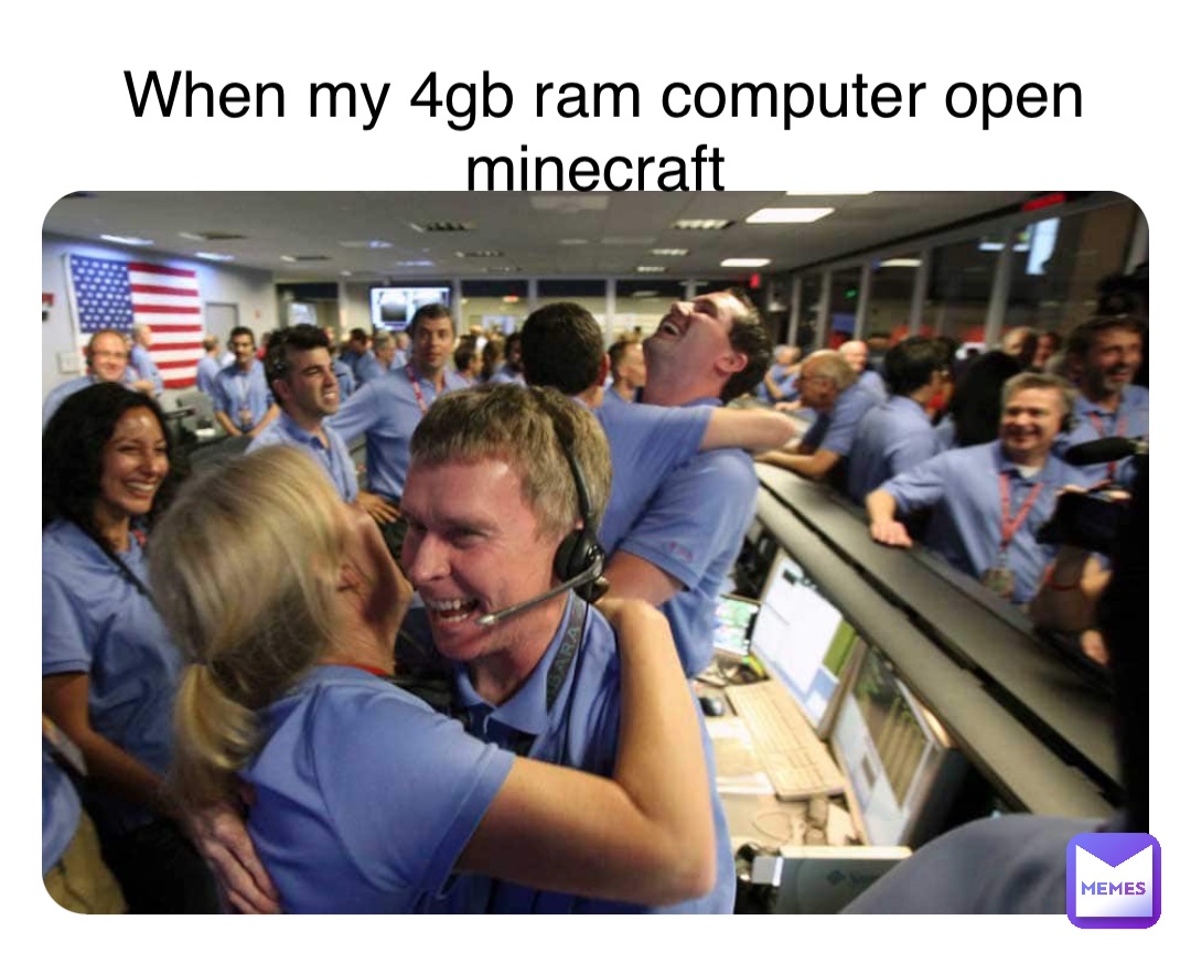 Double tap to edit When my 4gb ram computer open minecraft