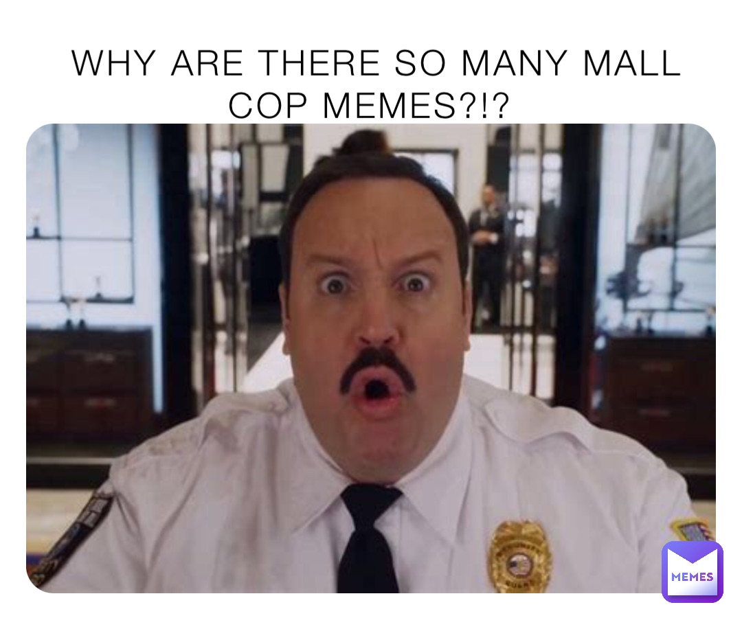 WHY ARE THERE SO MANY MALL COP MEMES?!?