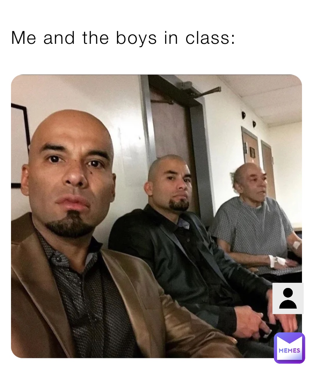 Me and the boys in class: