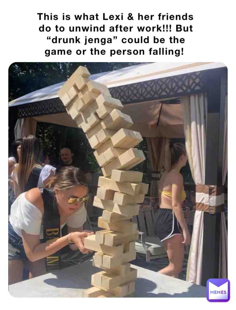 Drunk Jenga