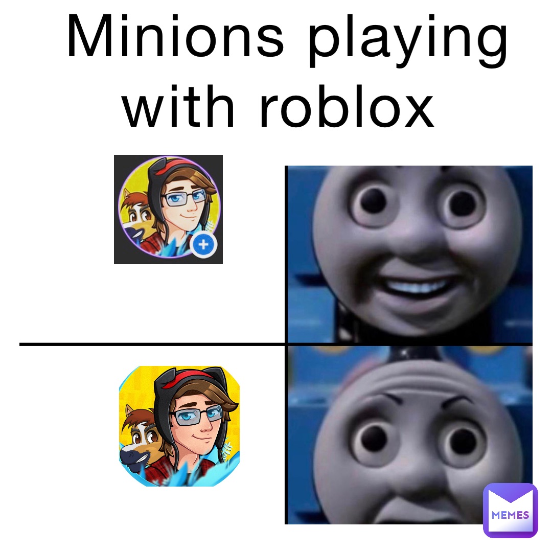 Minions playing with roblox