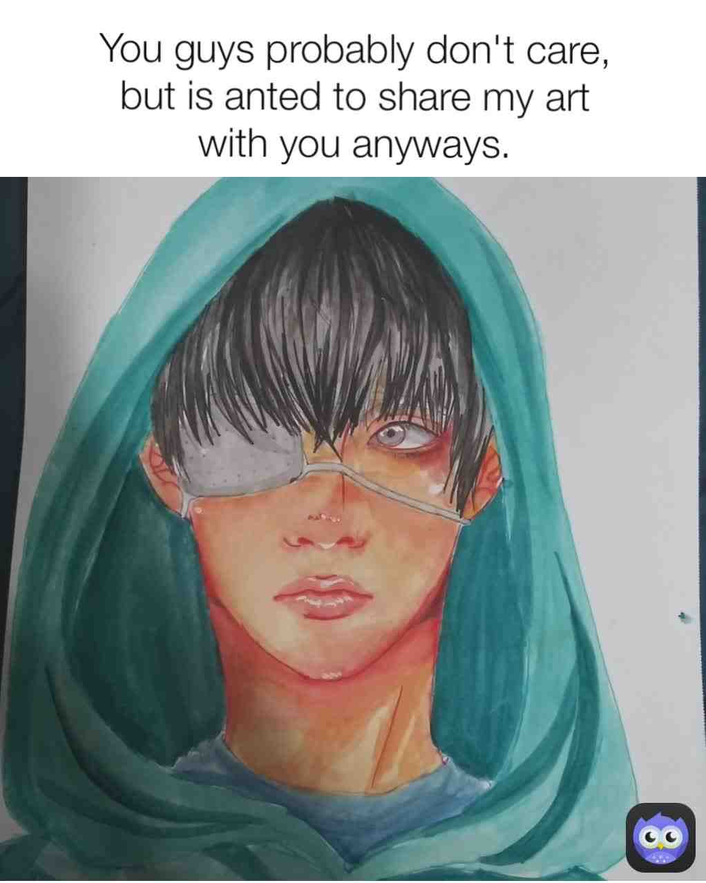 Its Ken Kaneki from Tokyo Ghoul
