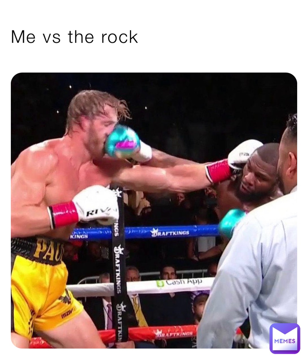 Me vs the rock
