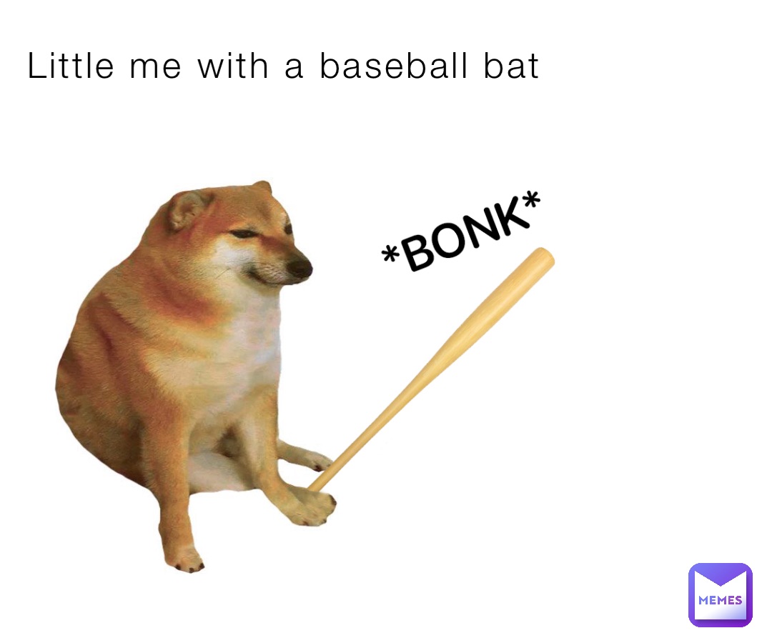 Little me with a baseball bat