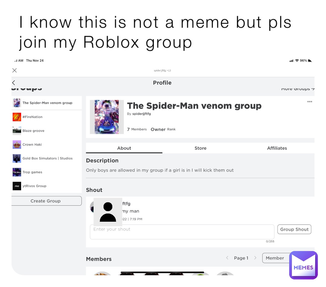 Meme by GHJHBVCVBHNJKJNHBGFDFGHJHGFDS