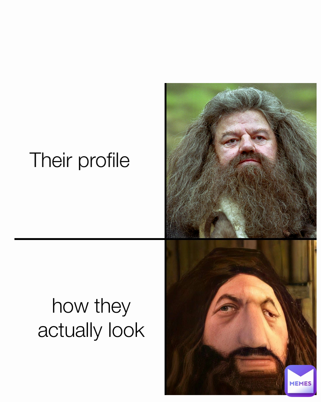 how they actually look Their profile 