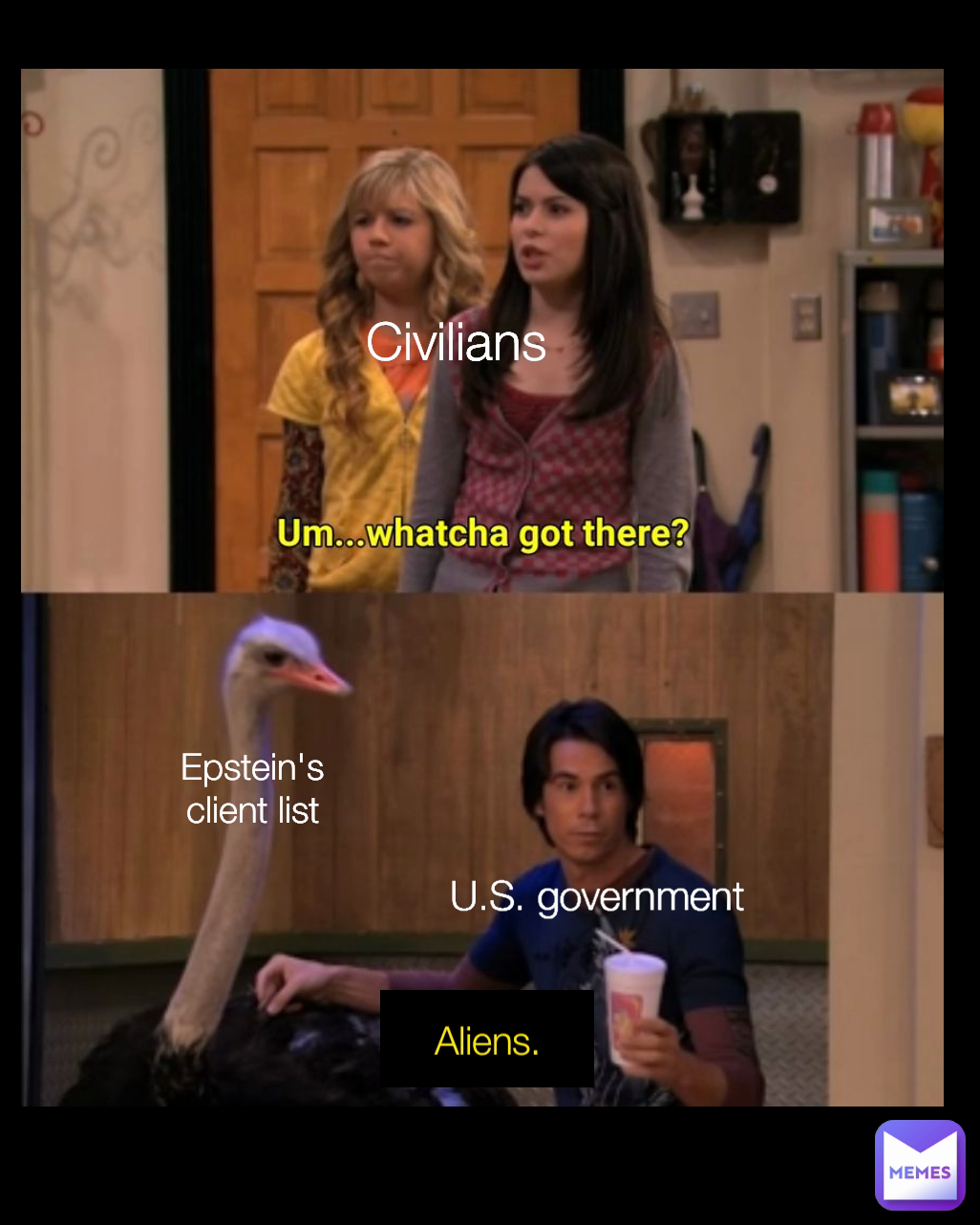 Aliens. Civilians Epstein's client list U.S. government 