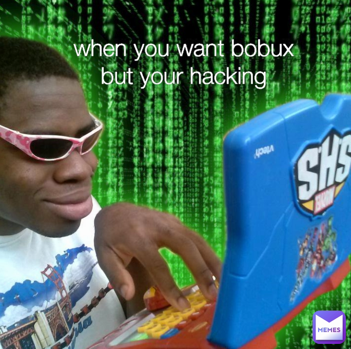 when you want bobux but your hacking