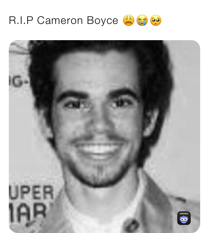 R.I.P Cameron Boyce 😩😭🥺