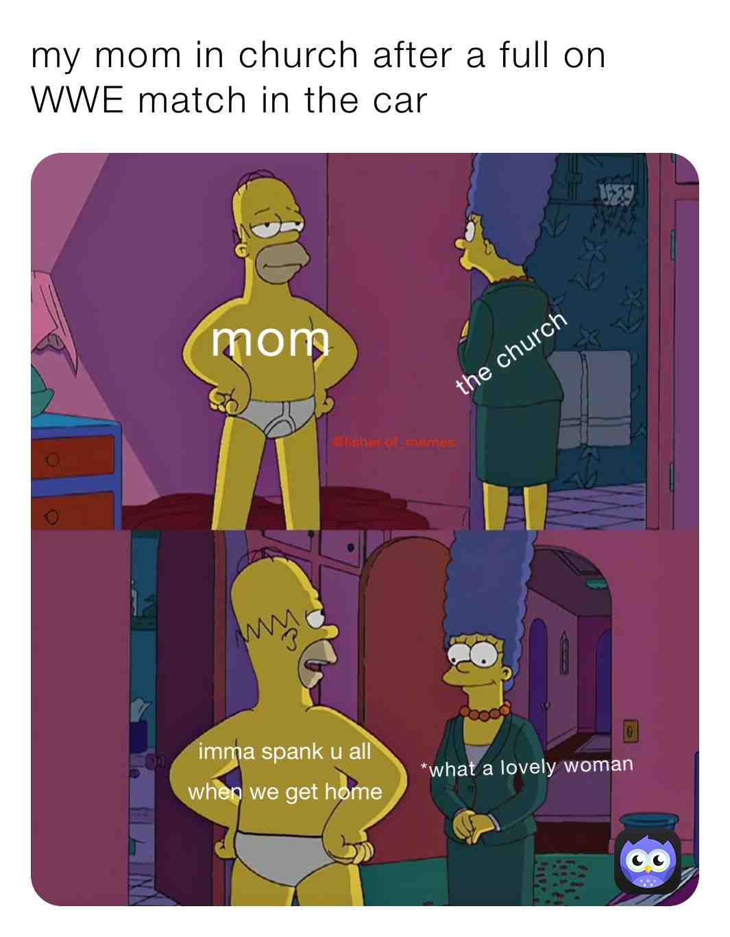 Love u mom \ud83d\ude02
.
.
.
.  #meme  #mom  #moms  #mommemes  #church  #churchmemes  #memes  #cleanmemes  #cleanmemesdaily  #dailymeme  #dailymemes  #jesus  #simpsons  #dankmemes  #dankmeme