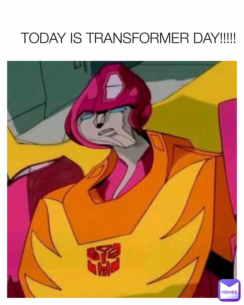 TODAY IS TRANSFORMER DAY!!!!! 