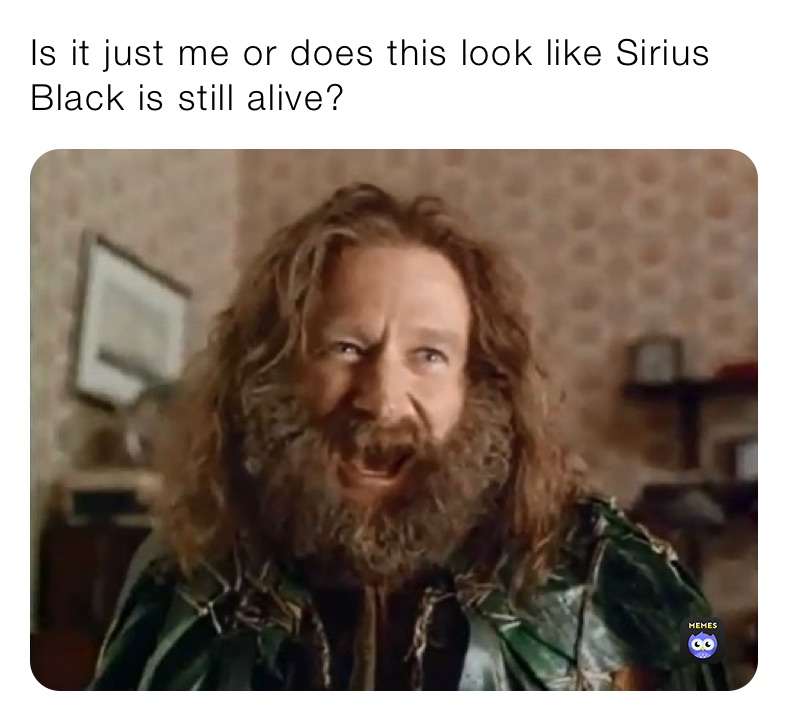 Is it just me or does this look like Sirius Black is still alive?