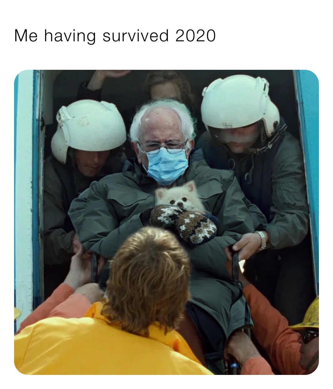 Me having survived 2020