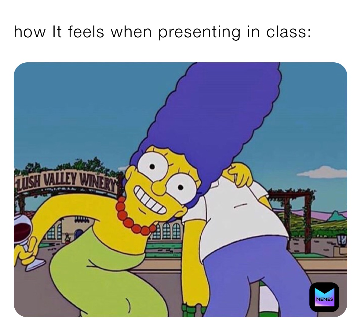 how It feels when presenting in class: 