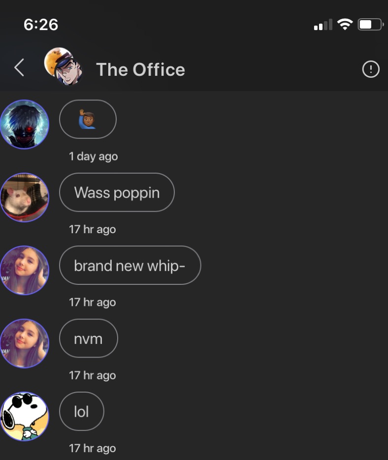 Tap to type