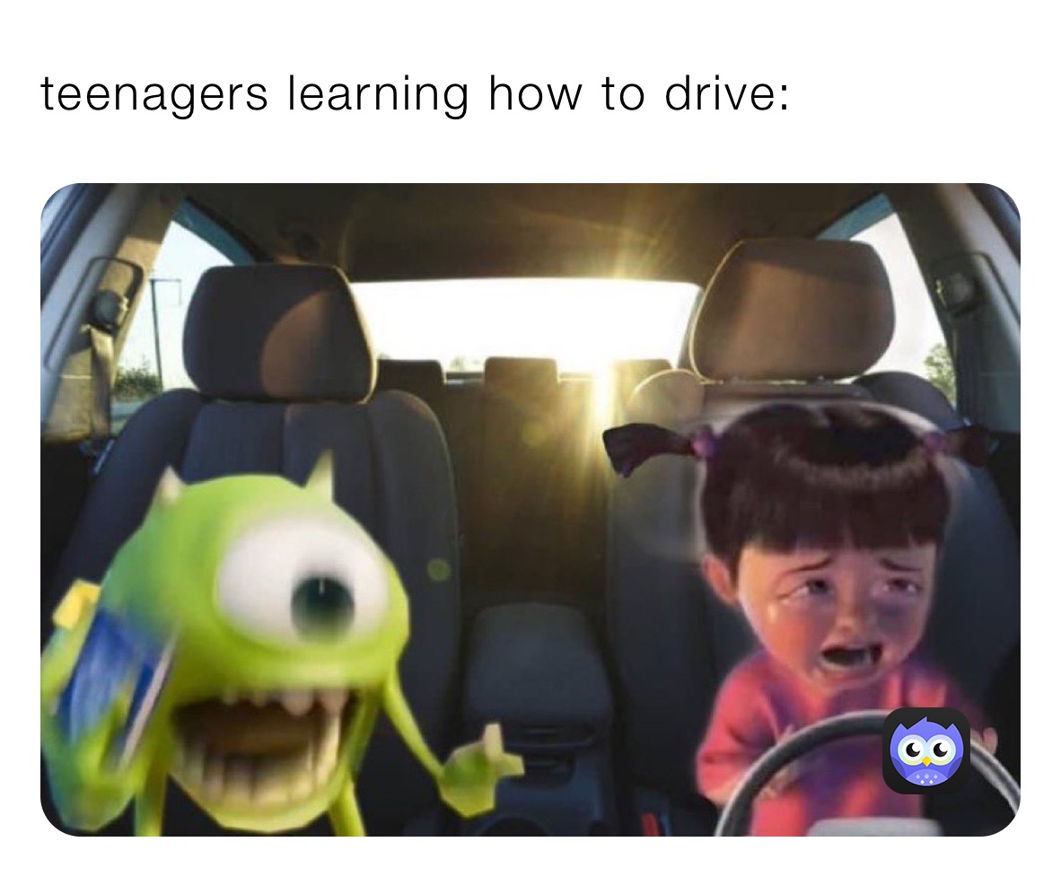 teenagers learning how to drive: