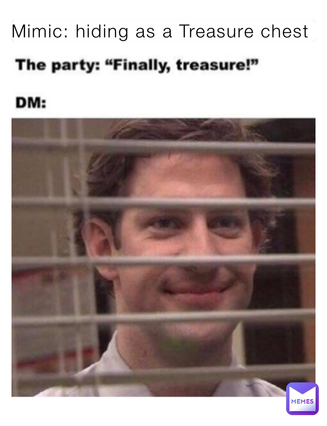 Mimic: hiding as a Treasure chest
