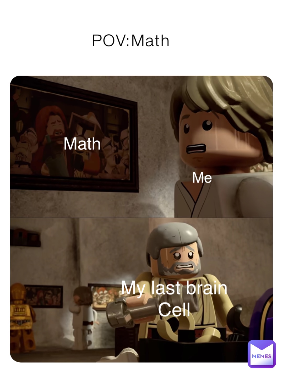 POV:Math Me Math My last brain Cell | @localmonk_01 | Memes