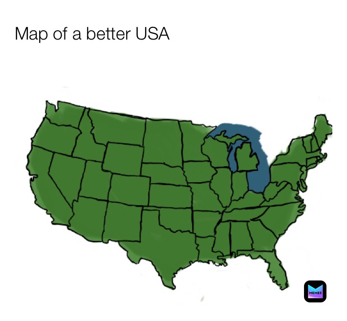 Map of a better USA