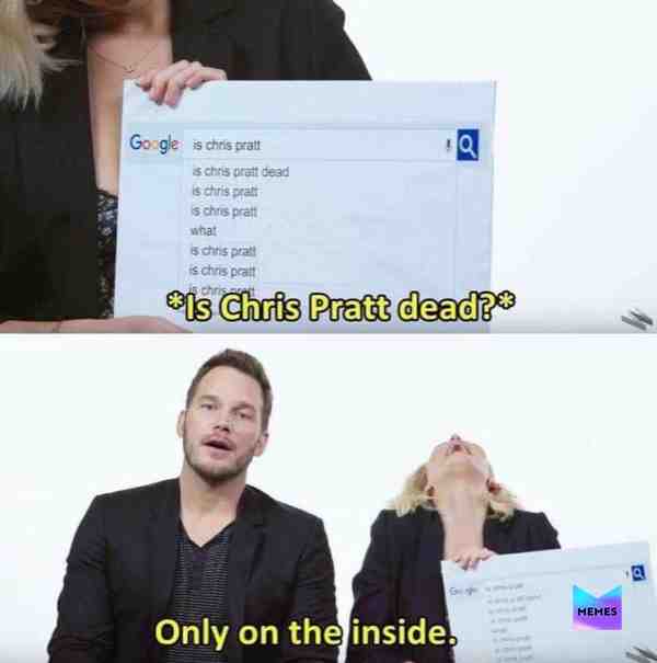 Chris Pratt is awesome 👏😎 #marvel