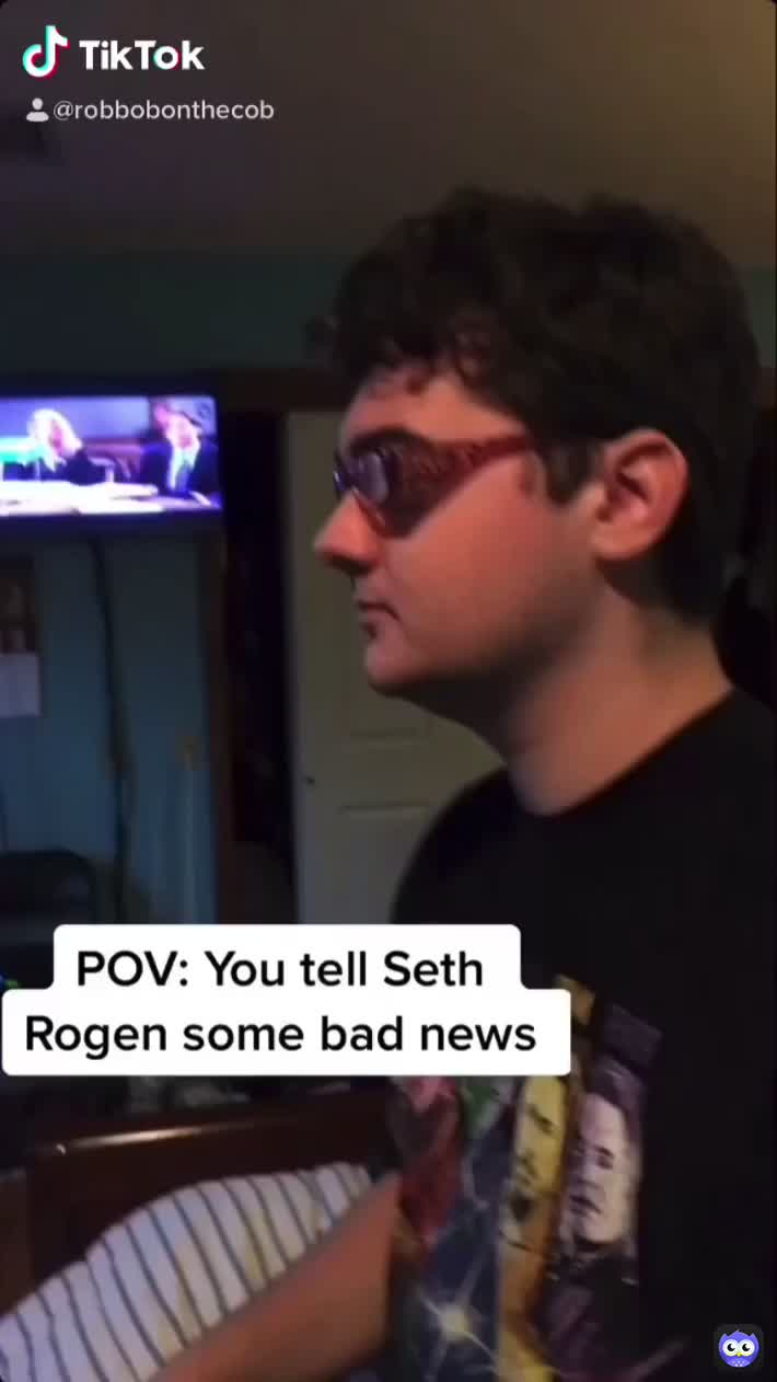 Seth isn’t known for his bedside manner. https://vm.tiktok.com/ZMJVejry6/ #sethrogen  #impression  #funny  #meme  #tiktok #superbad #pov