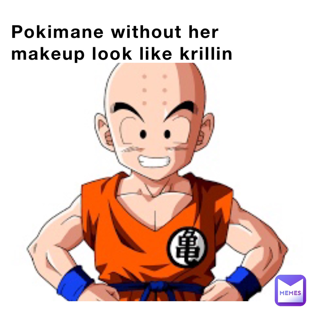 Pokimane without her makeup look like krillin