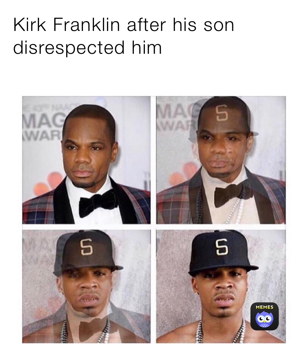 Kirk Franklin after his son disrespected him
