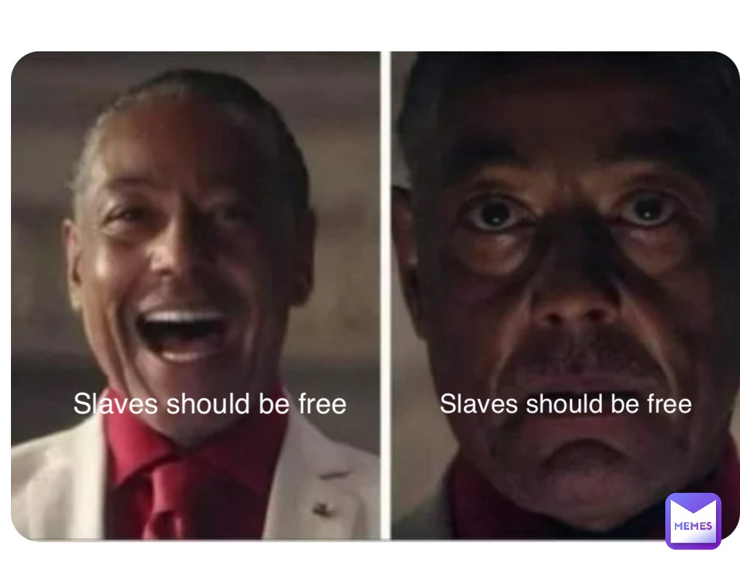 S Slaves should be free Slaves should be free