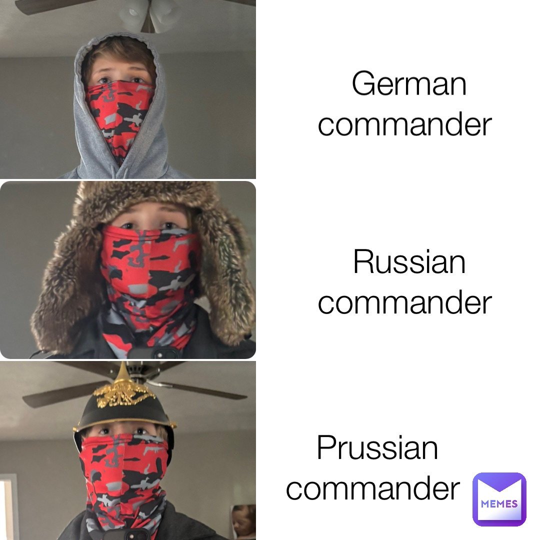 German commander Russian commander Prussian commander