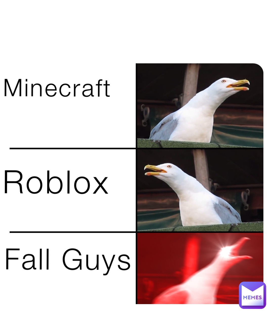 Minecraft Roblox Fall Guys