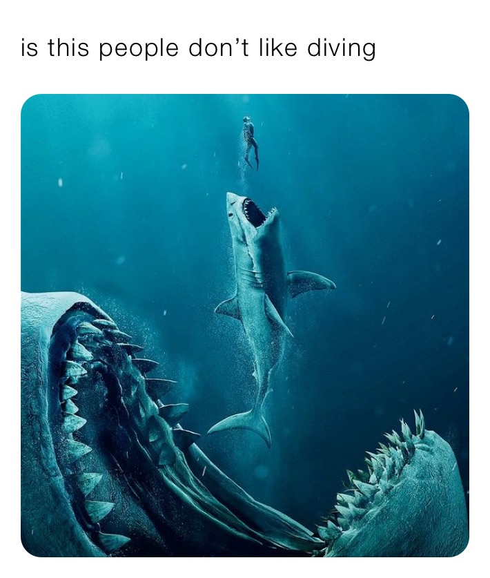 is this people don’t like diving 