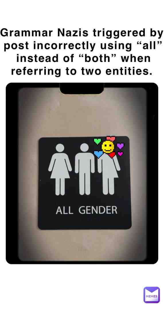 First meme… let’s see how this goes 😅 #genderbinary #twogenders #allgender #nonbinary #female #male #nothingelse #science #biology