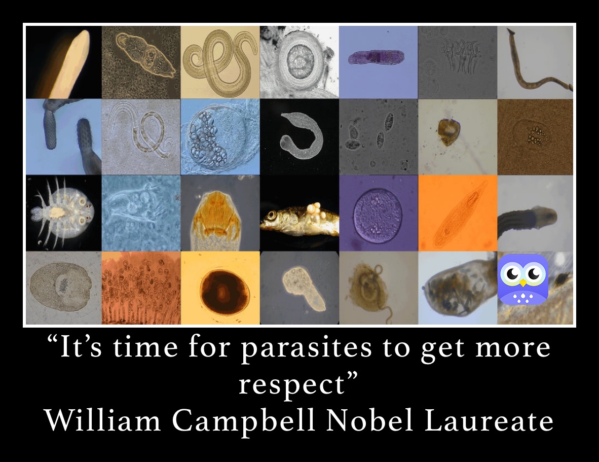 “It’s time for parasites to get more respect”
William Campbell Nobel Laureate