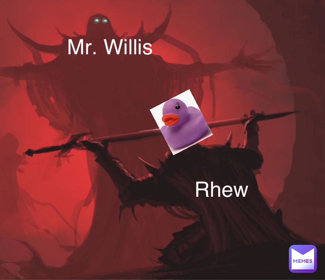 Mr. Willis Rhew The Legendary Purple Duck