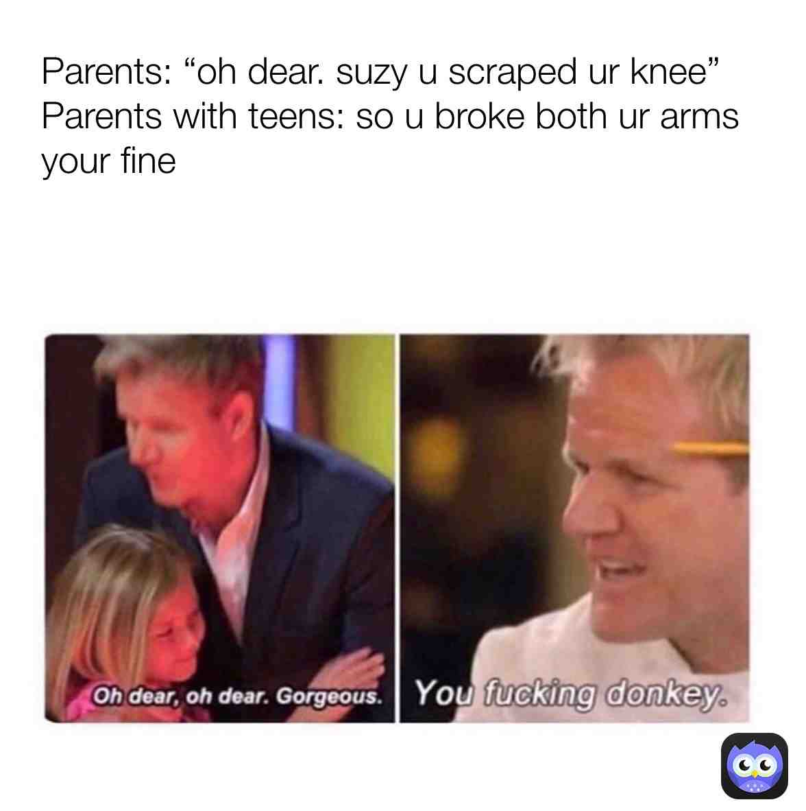 Little kids vs big kids getting hurt