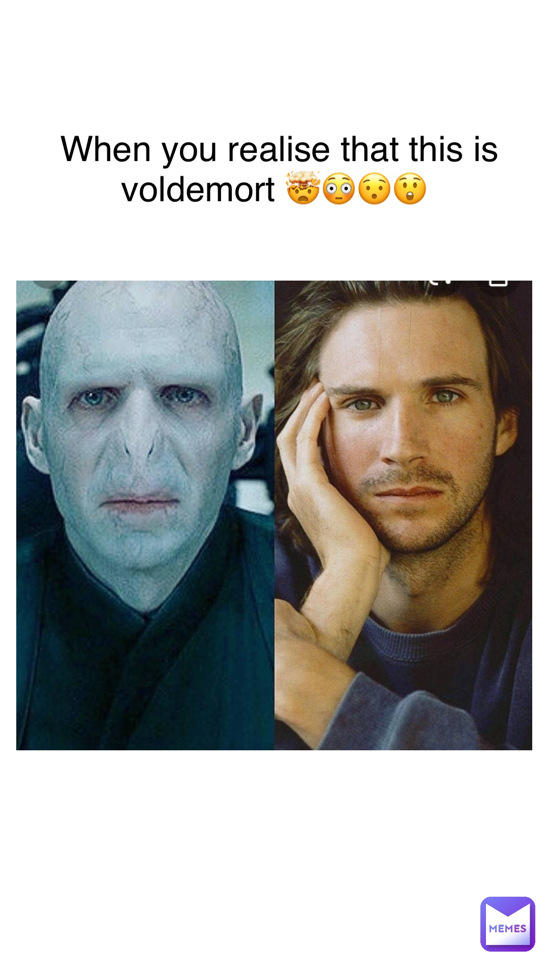 When you realise that this is Voldemort 🤯😳😯😲