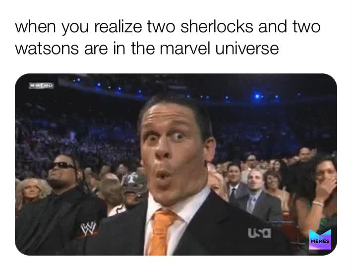 ​ #memes  #avengersmeme  #avengersendgame  #avengersinfinitywar  #avengers  #marvel  #robertdowneyjr  #sherlock ​ #sherlockholmes ​ #watson