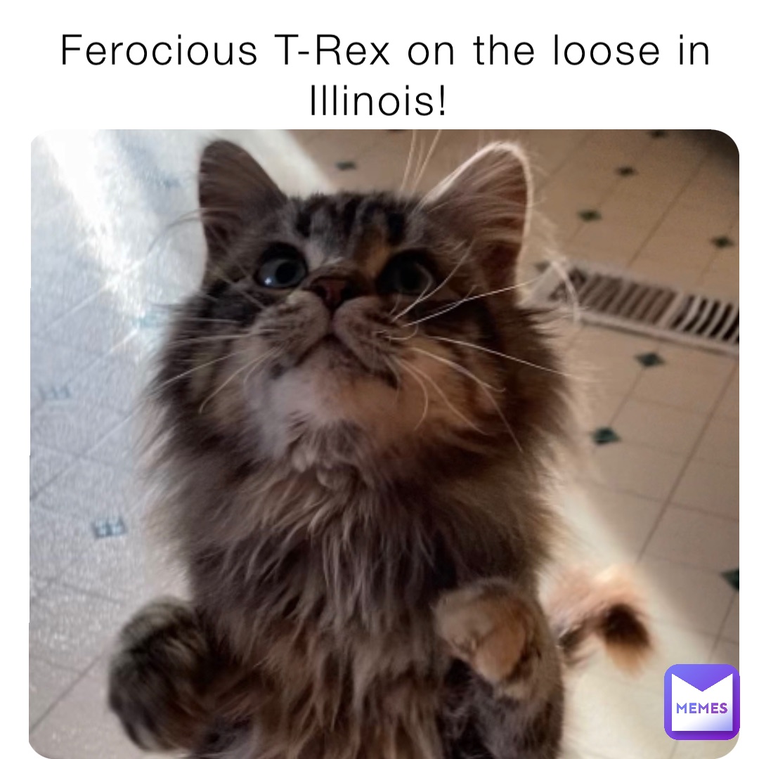 Ferocious T-Rex on the loose in Illinois!