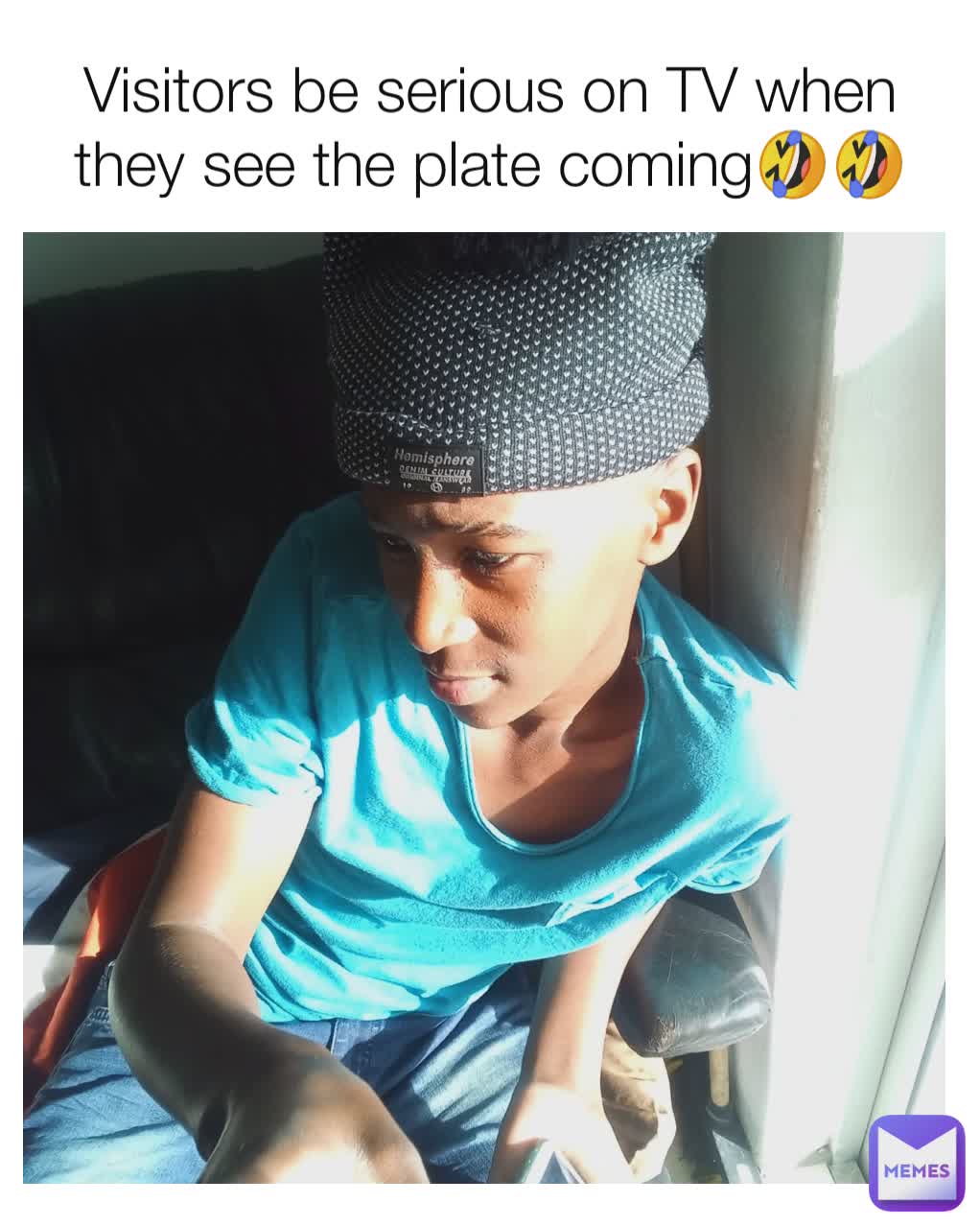 Visitors be serious on TV when they see the plate coming🤣🤣