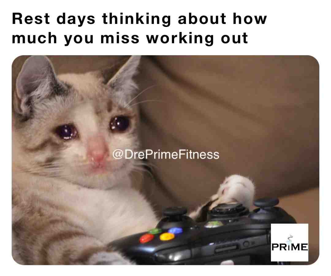 Missing your workout time but you need to let the muscles rest 😢 💤