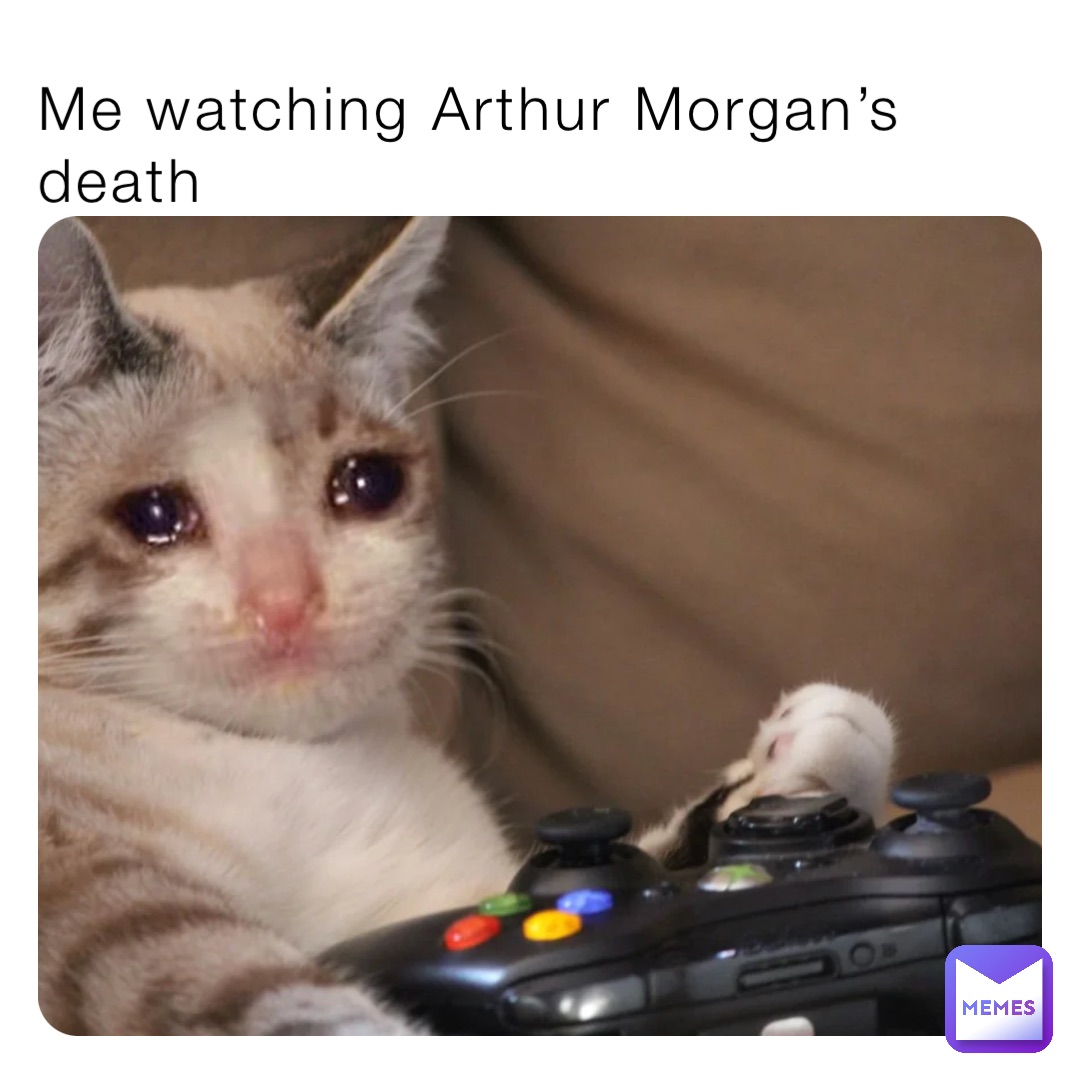Me watching Arthur Morgan’s death