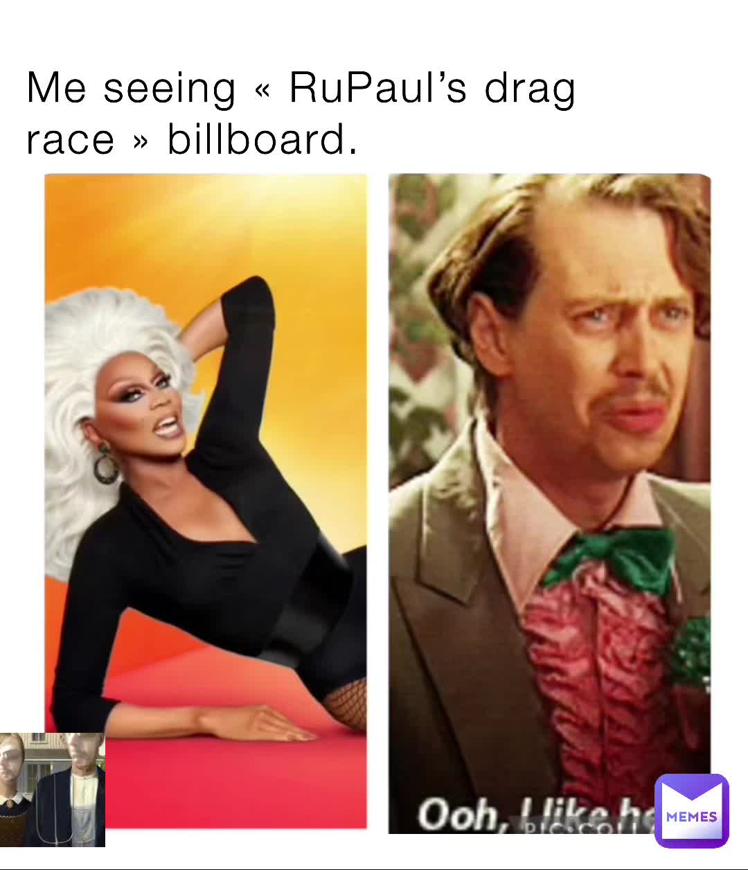 Steve Buscememes are life.   #hollywood  #stevebuscemi  #theweddingsinger  #rupaulsdragrace
